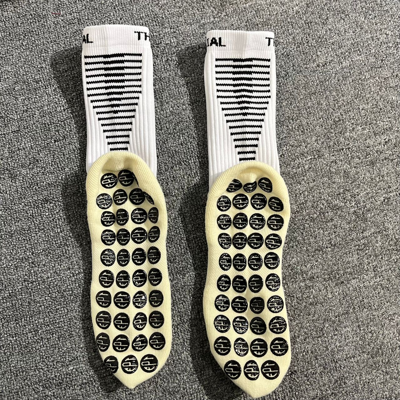 The FPT Official White Pro High Performance Grip Socks