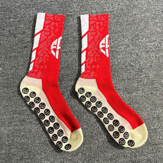The FPT Official Red/White High Performance Grip Socks