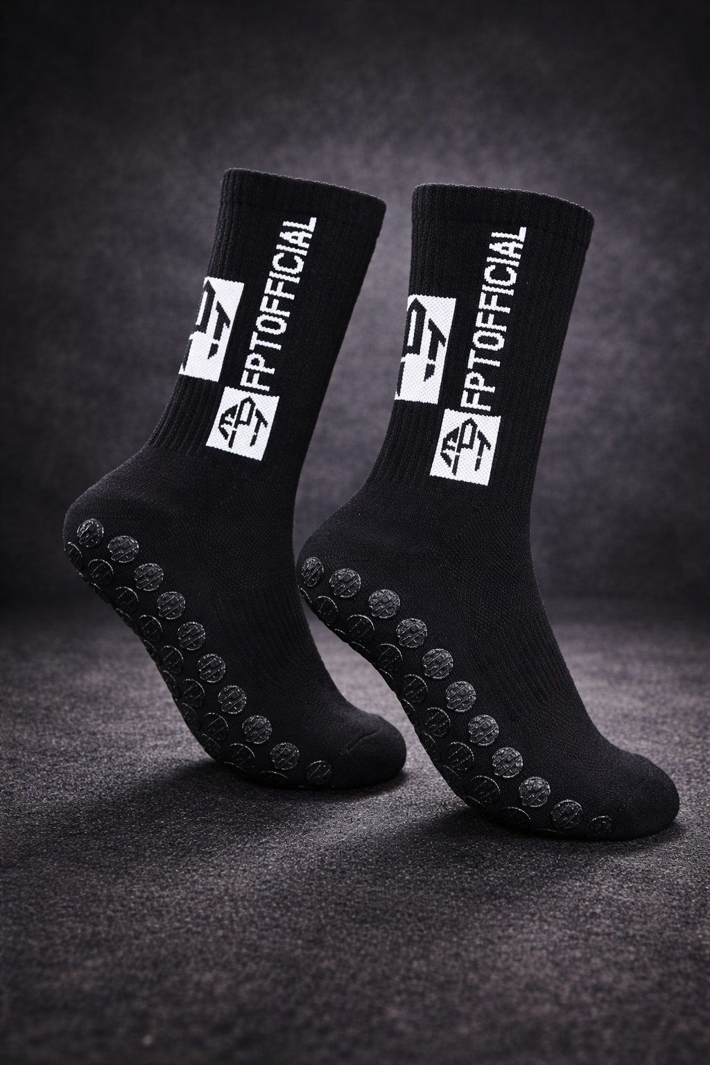 The FPT Official BlackHigh Performance Grip Socks
