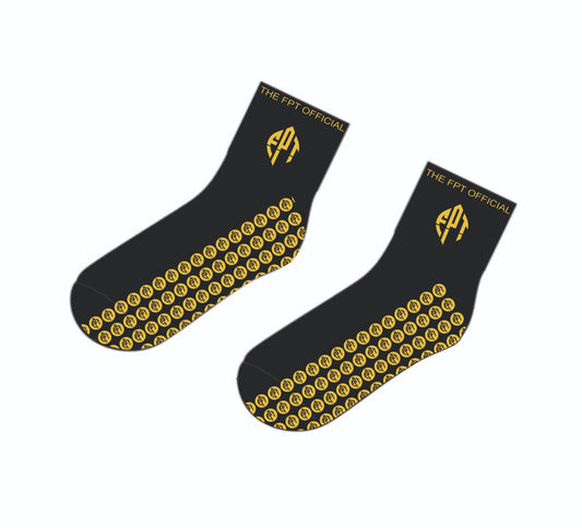 The FPT Official Black Grip Socks