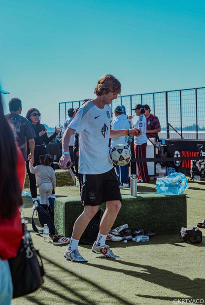 The FPT Official White Pro 2.0 High Performance Grip Socks